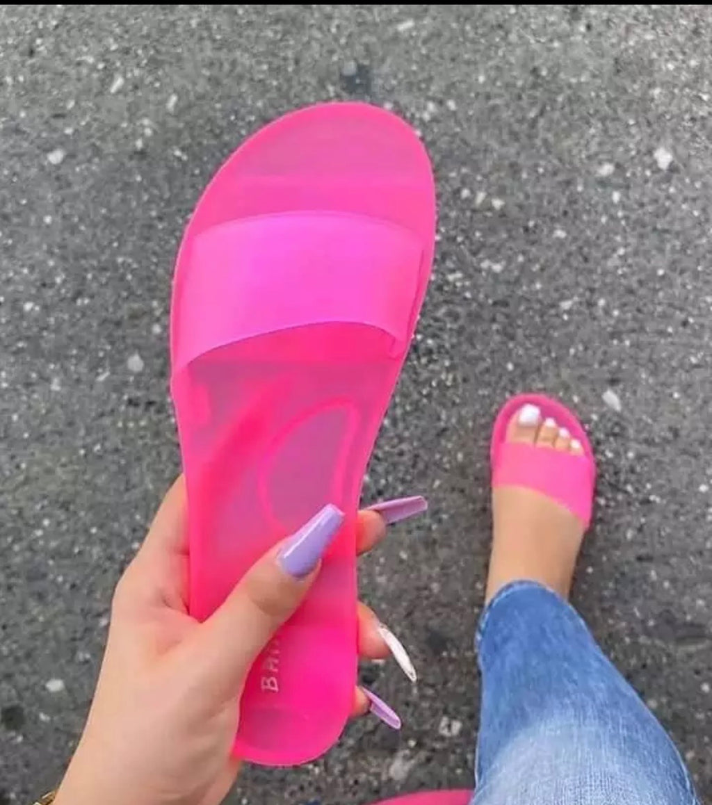 Summer Jelly Sandal (Rose Pink)